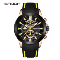 SANDA - Reloj de pulsera análogo 5503 Resistente al agua