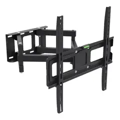 GENERICO - Rack Plegable De Tv Doble Brazo Con Inclinacion 40-80
