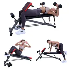 SPORT FITNESS - Banca romana multifuncional abdominal 3 en 1