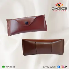 GENERICO - ESTUCHE CORREA PARA LENTES 100% CUERO