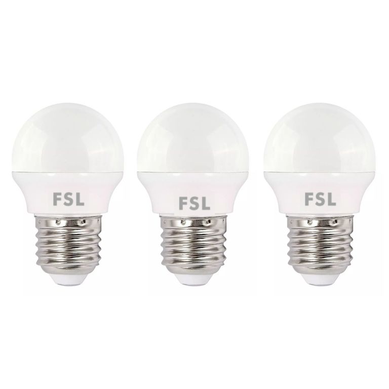 Foco led 3W luz blanco mini foco FSL pack 3 unidades