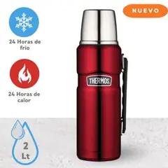 THERMOS - TERMO PARA BEBIDA KING ROJO 2 L
