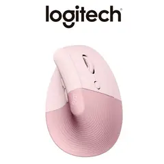LOGITECH - Mouse Lift Vertical Ergonómico Rosa