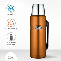 THERMOS - Termo de Bebida King 2.0l Dorado