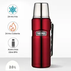 THERMOS - Termo de Bebida King 2.0l Rojo