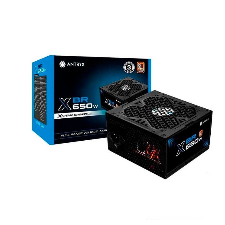 FUENTE 650W XBR-650 80 PLUS BRONZE