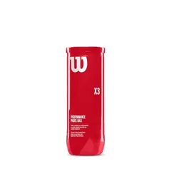 WILSON - Pelota de Padel Pista Rápida x3 Amarillo -