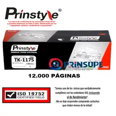 PRINSTYLE - TONER TK1175 - TK-1175 12.000 Pág. ISO RENDIMIENTO 19752