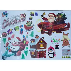 GENERICO - PEGATINA NAVIDEÑA - DECORA TUS VENTANAS