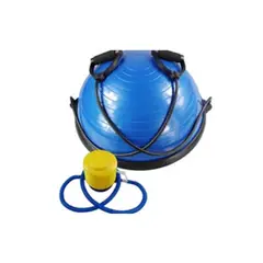 RYBIU IMPORT - Base de Equilibrio Bosu 65cm Azul Y+Ligas de Regalo