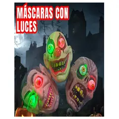 GENERICO - MASCARA PAYASO OJOS SALTONES Halloween