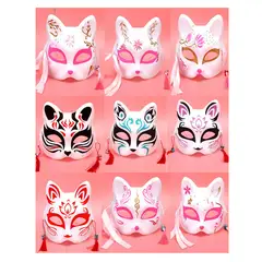 GENERICO - ANTIFAZ GATO JAPONES HALLOWEEN