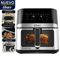 OSTER - Freidora de Aire Digital DiamondForce 7 5L CKSTAF75WDSSDF