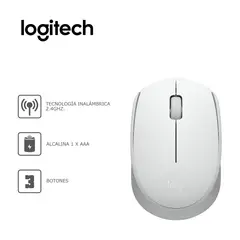 LOGITECH - Mouse Inalambrico M170 Blanco