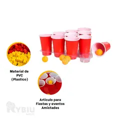 RYBIU IMPORT - Set Innovador de Tematica Ping Pong Y+Ligas de Regalo