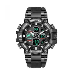 SMAEL - Reloj pulsera digital LED 8027 doble hora