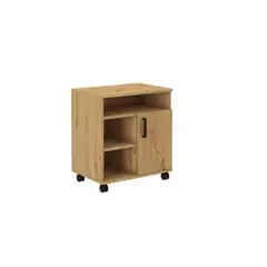 GENERICO - Mueble Auxiliar de Escritorio Hisashi Marrón R&R MUEBLES