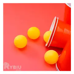 RYBIU IMPORT - Pasatiempo Alegre y Rapido de Ping Pong Y+Regalo Stickers