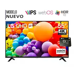 LG - Televisor 55 Pulg. LED Smart TV UHD 4K con ThinQ AI 55UT7300PSA