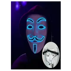 GENERICO - MASCARA ANONYMOUS LED - HALLOWEEN