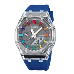 SKMEI - Reloj pulsera de Hombre 2100 Doble hora