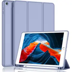 FUNDAANTIGOLPES - Funda con Porta Lapiz para IPAD 10,2 Lavanda