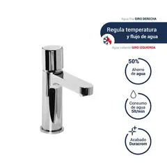 VAINSA - Mescladora Monocomando para Baño Bronce Cromado