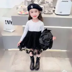 GENERICO - Vestido de Niña Elegante 2 piezas ( vestido + Casaca)