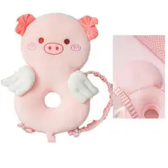 GENERICO - Mochila de Proteccion para Bebe Cabeza Espalda Cerdito A