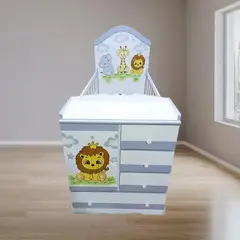 GENERICO - Multicuna cuna safari gris