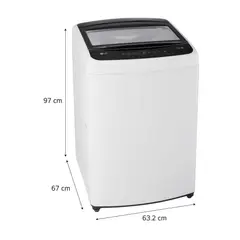 LG - LAVADORA 19 KG CARGA SUPERIOR TURBODRUM WT19WVTB BLANCO.