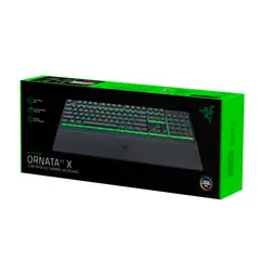 RAZER - TECLADO ORNATA V3 X MEMBRANE US LOW PROFILE CHROMA NEGRO