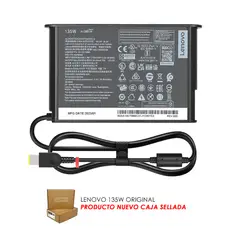 OEM - Cargador Lenovo Usb 135w 20v 6-75a SLIM