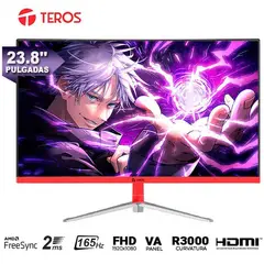 TEROS - Monitor GAMER 2471G 238 CURVO FULL HD 165hz 2MS AUDIO