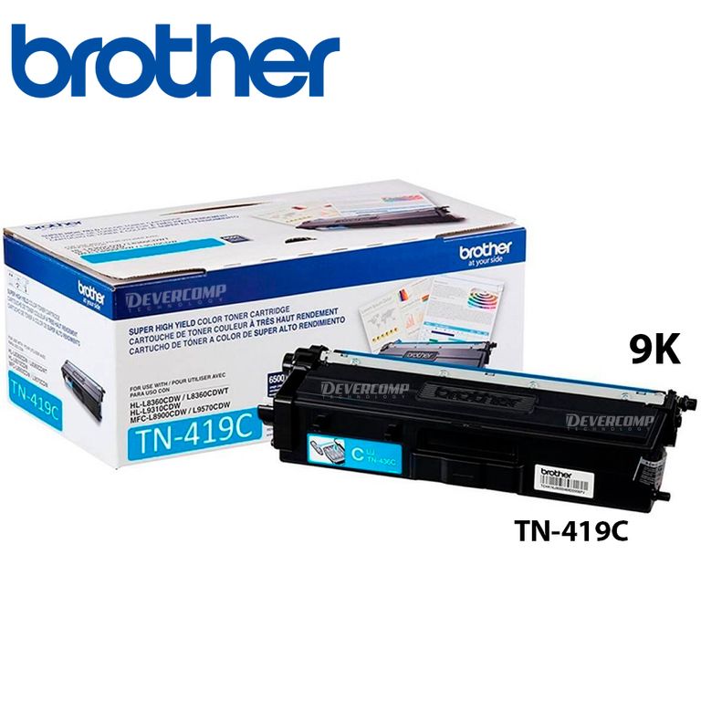 Toner TN-419C Cian MFC-L8900CDW 9K