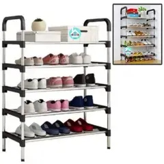 GENERICO - Zapatera Organizador De Aluminio 5 Niveles