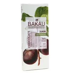 BAKAU - Chocolate Premium Origen Junín 74% Cacao x 50g