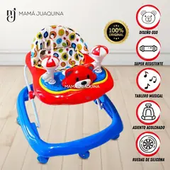 BABY - Andador Para Bebé Musical «OSITO II» Red