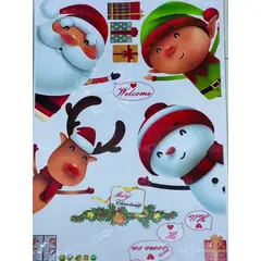 GENERICO - PEGATINA NAVIDEÑA - DECORA TUS VENTANAS pack 3