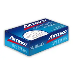 ARTESCO - CLIPS METALICOS Nº 1 100 UNIDADES
