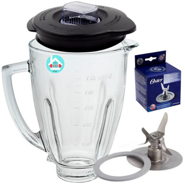 Vaso con tapa +cuchilla de 4 aspas