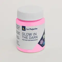 LA PAJARITA - Pintura Fosforescente Rosa 75ml Brilla en la Oscuridad