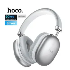 HOCO - Audífono Bluetooth Inalámbrico W35 Max 90 Horas - Silver