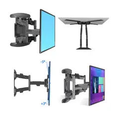 TEROS - RACK PARA TELEVISOR TE7112 TE-7112 RETRACTIL DE 32 A 75 PULGADAS