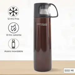 THERMOS - Termo de Bebida con Taza 500 Ml Café