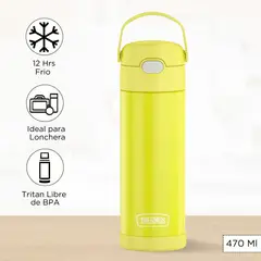 THERMOS - Tomatodo Termico para Niños Yolo 470 Ml Amarillo