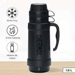 THERMOS - Termo de Bebida ECLIPSE 1.0 Lt Rojo Negro