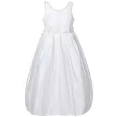 GENERICO - Vestido para Niña Blanco Cisne Blanco