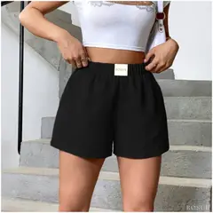 ROSUE - Short corduroy casual con bolsillos