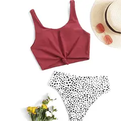 GENERICO - BIKINI TIRO ALTO DISEÑO PUNTOS